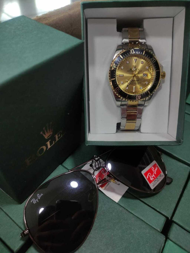 💥💥💥RELOJ ROLEX AAA SUBMARINE + GAFAS RAYBAN💥💥  🌟🌟 ¡MEGAPROMOCIÓN IMPERDIBLE! 🌟🌟