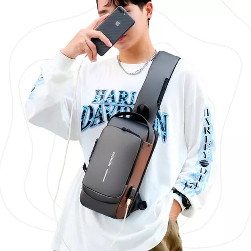 BOLSO ANTIROBO + SMART WATCH Y68 + M10
