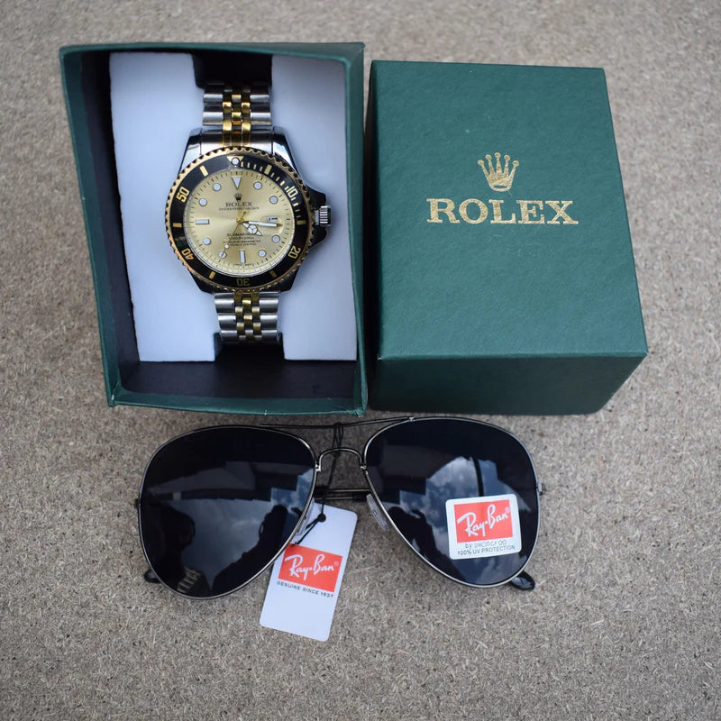 💥💥💥RELOJ ROLEX AAA SUBMARINE + GAFAS RAYBAN💥💥  🌟🌟 ¡MEGAPROMOCIÓN IMPERDIBLE! 🌟🌟